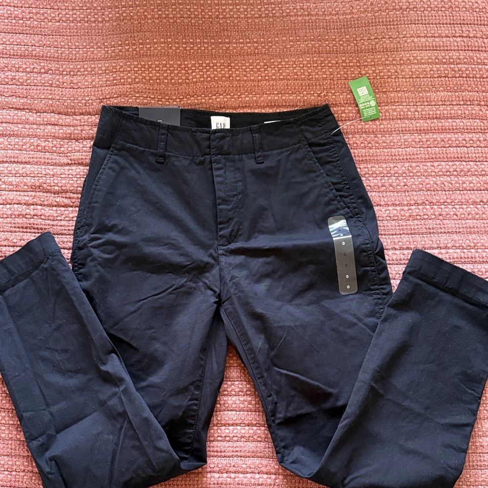 GAP Black Downtown Khaki Pants